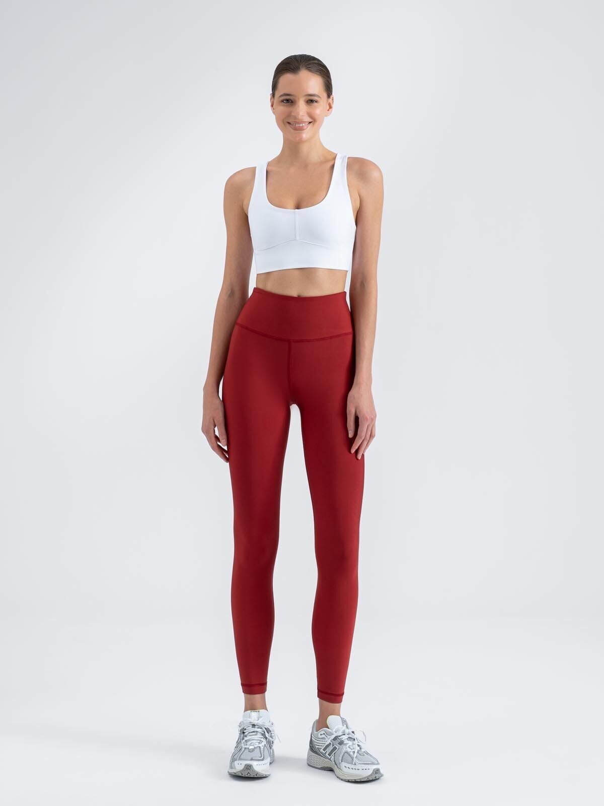 558 Extra High Waist Leggings Ruby Wine Color