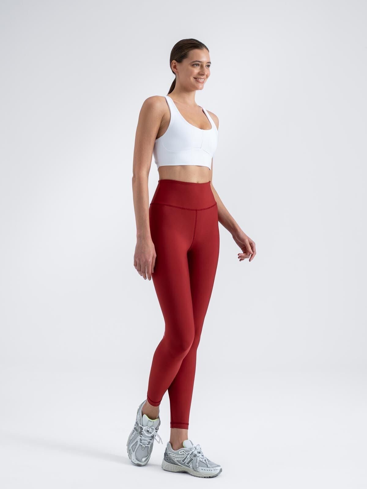 558 Extra High Waist Leggings Ruby Wine Color