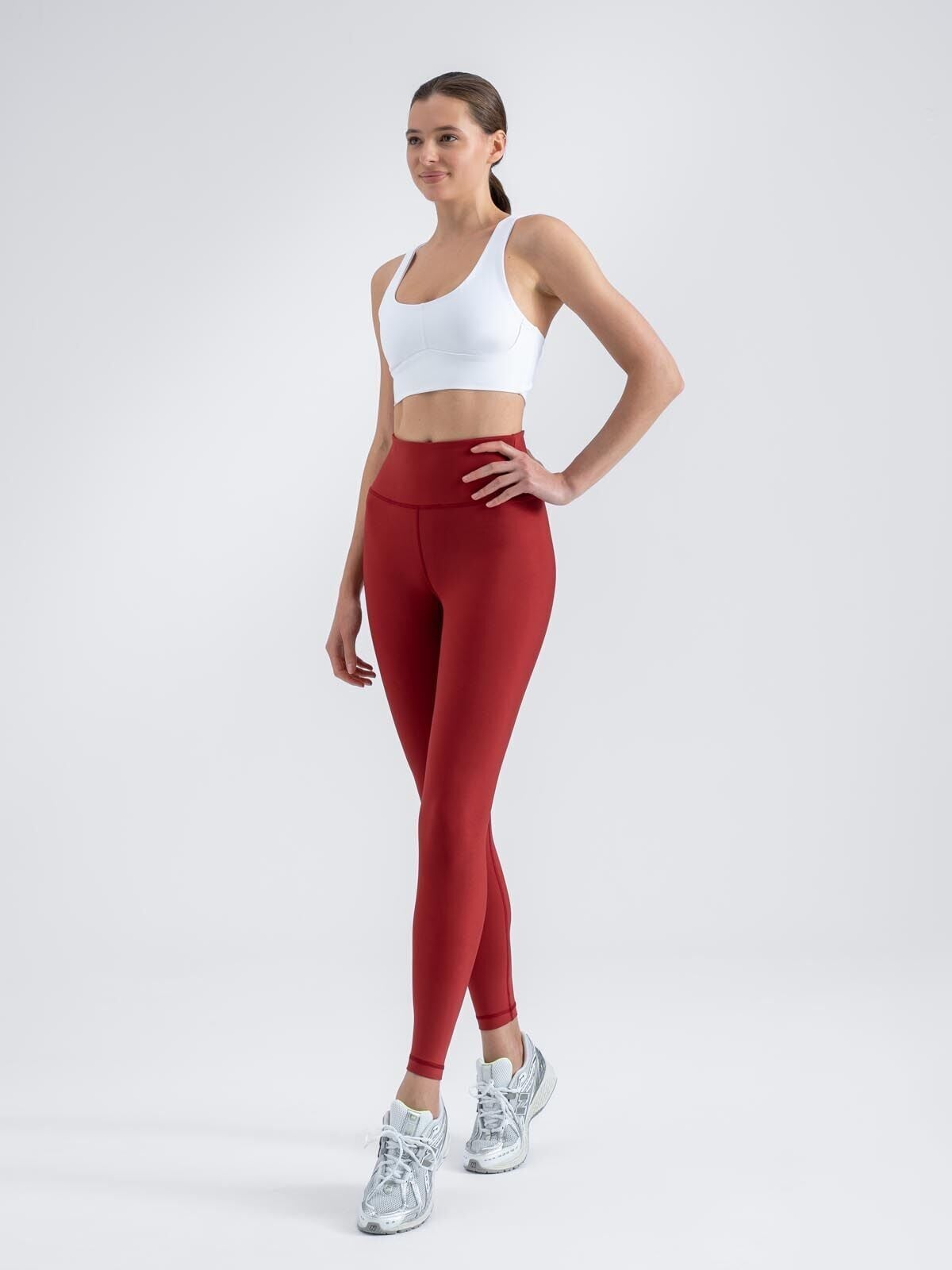 558 Extra High Waist Leggings Ruby Wine Color
