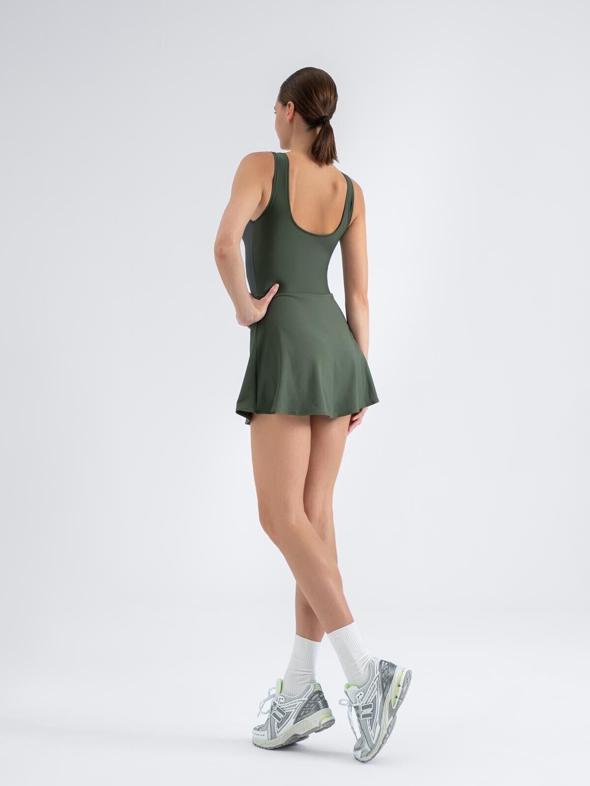 3064 Tennis Jumpsuit Khaki Color