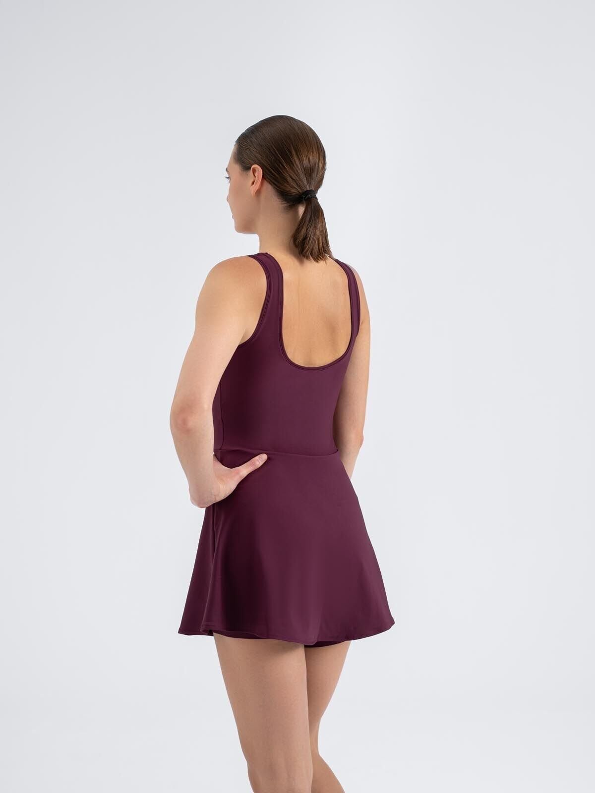 3068 Tennis Jumpsuit Damson Color