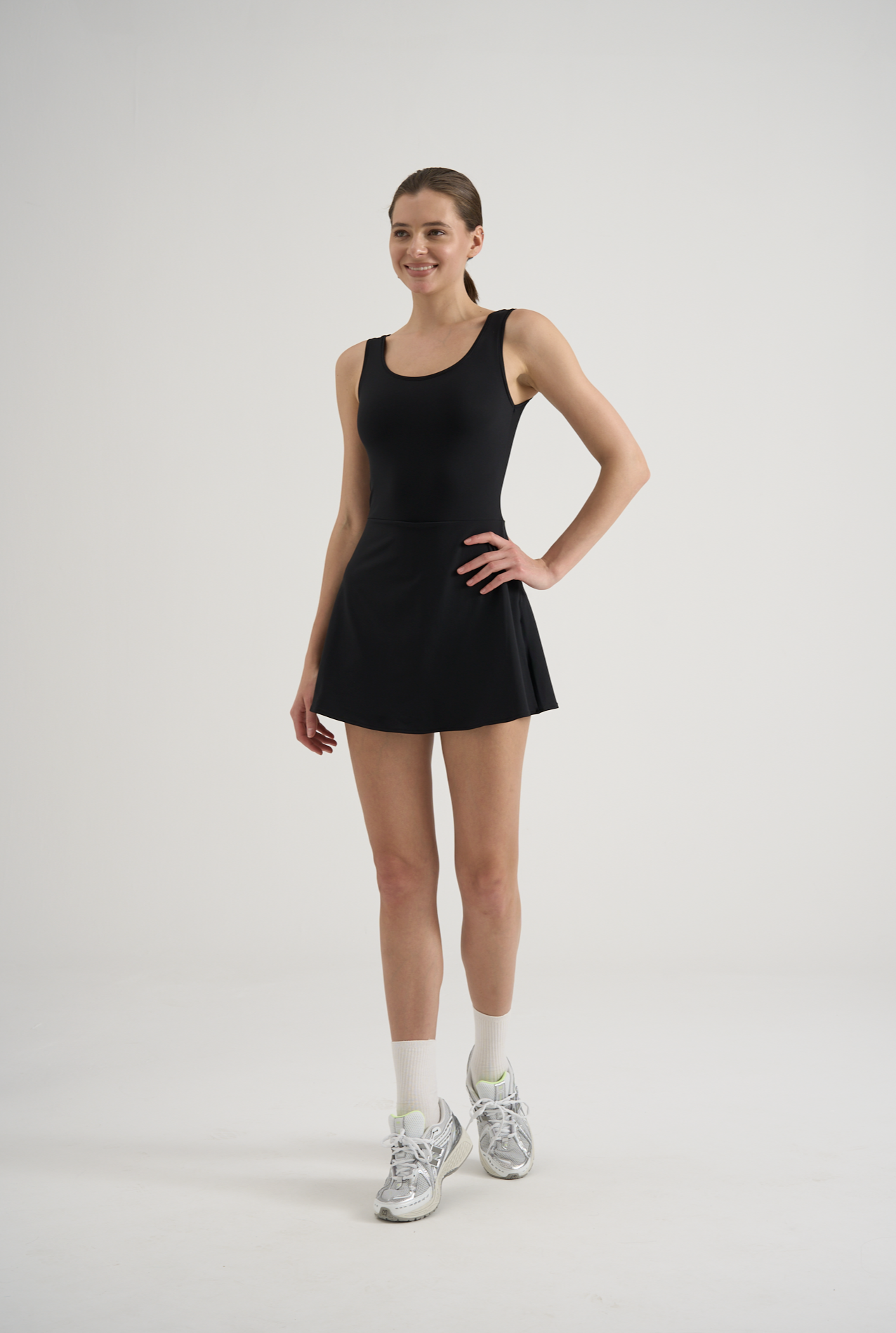 3060 Tennis Jumpsuit Black Color