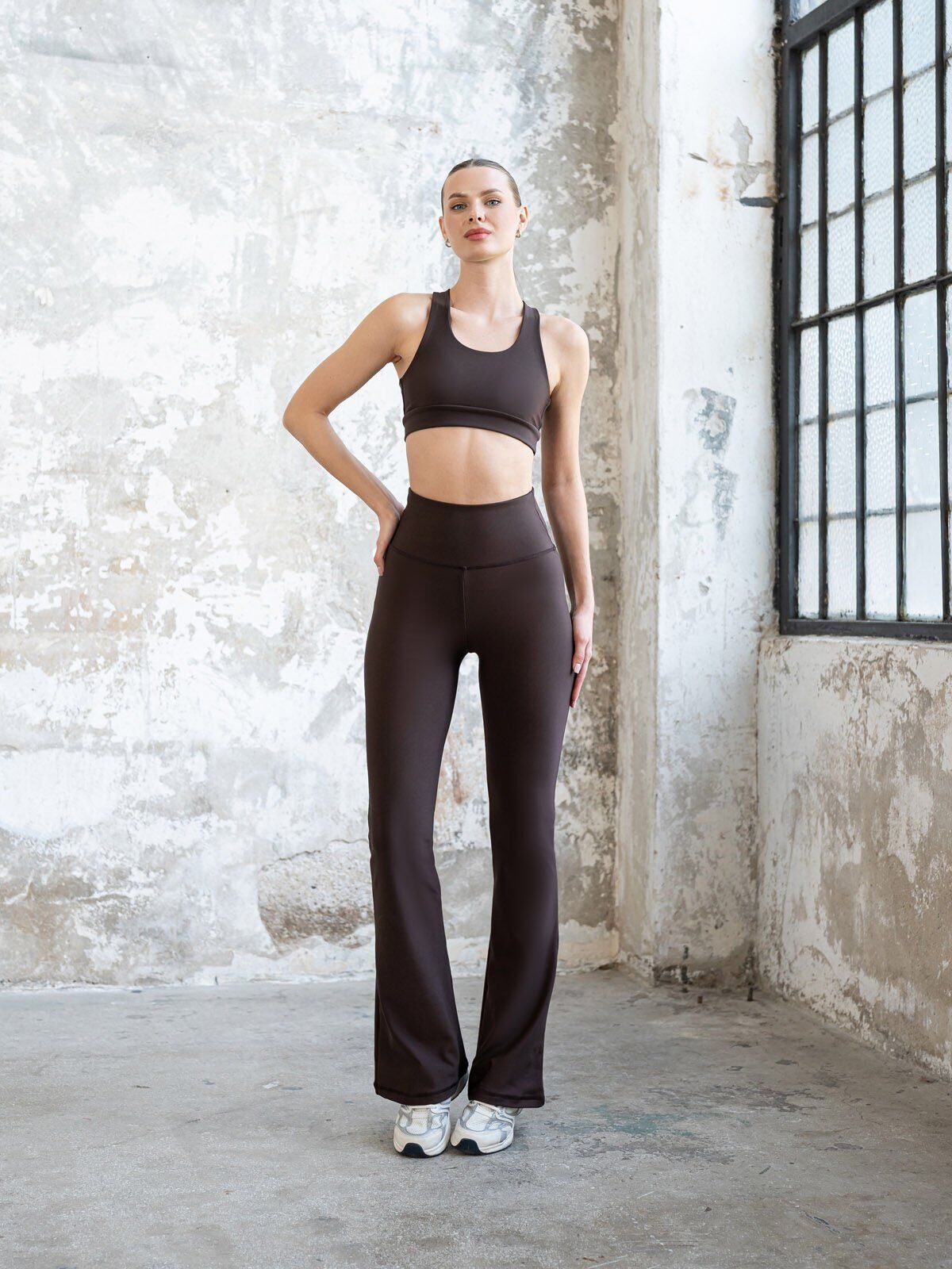 1263 Spanish Leggings Brown Color