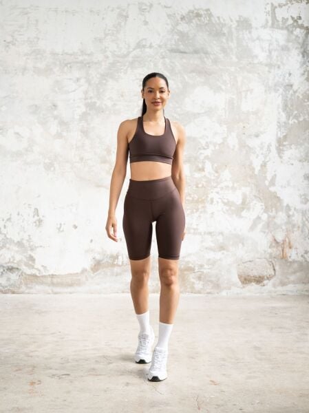 6054 Biker Leggings Brown Color
