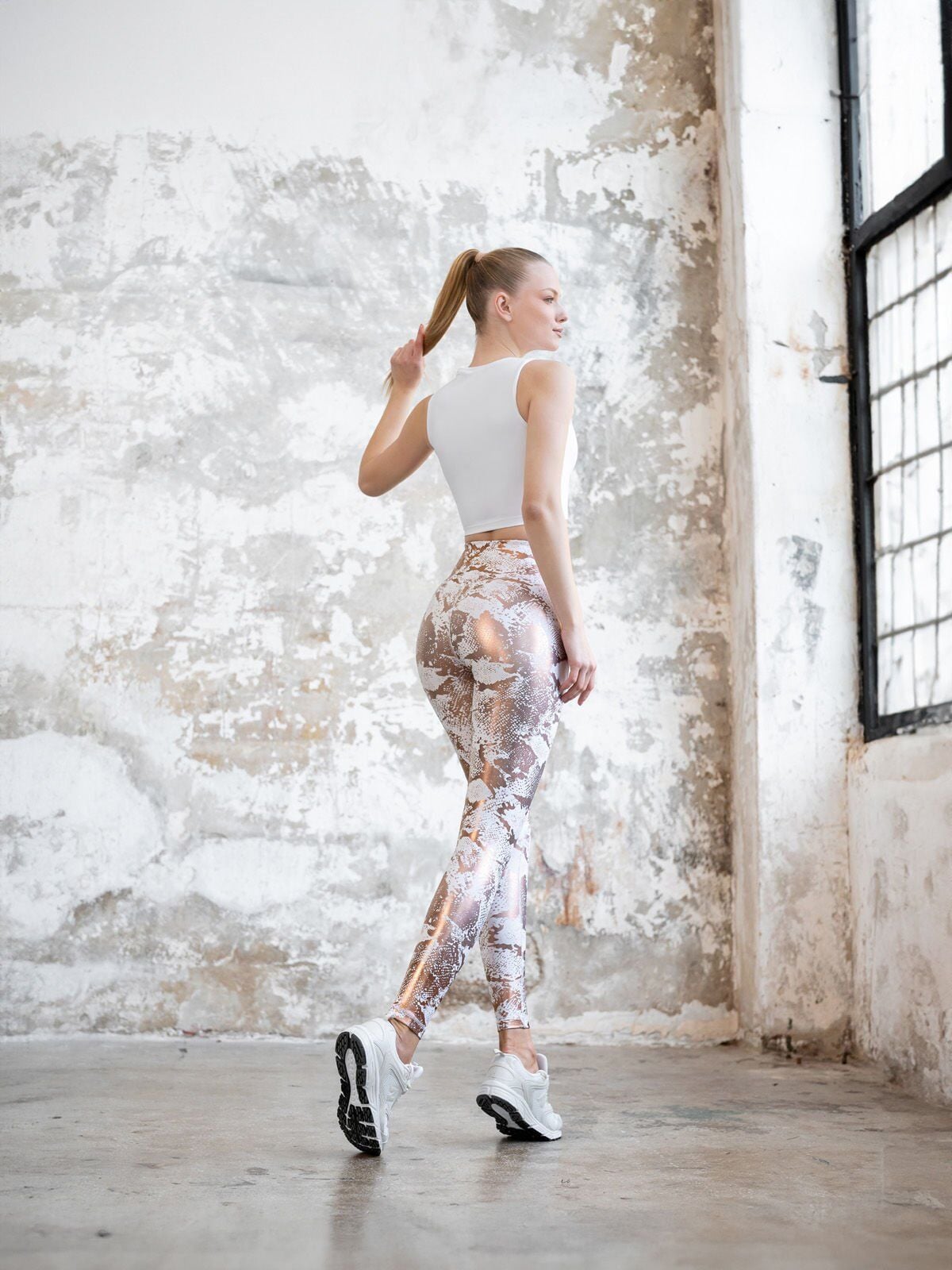 1137 Leather Look Leggings