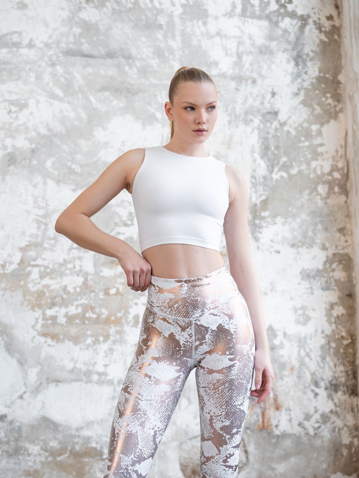 1137 Leather Look Leggings