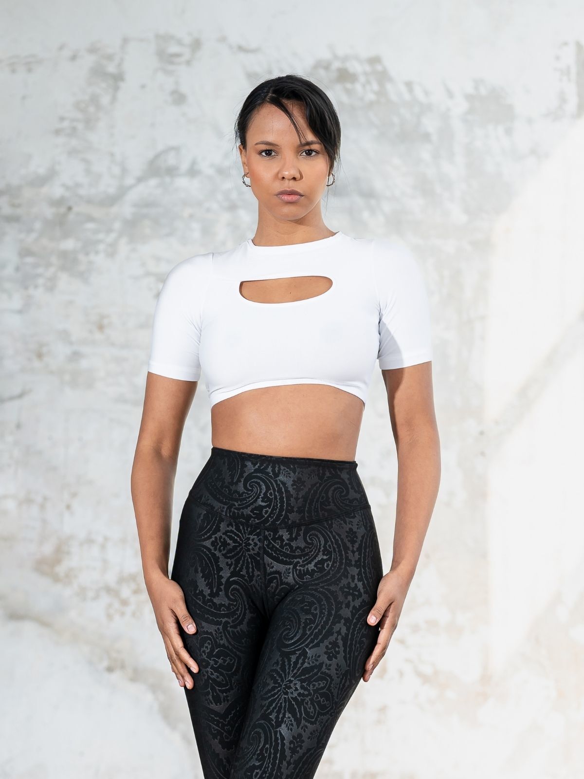 072 Decolette Tshirt White Color