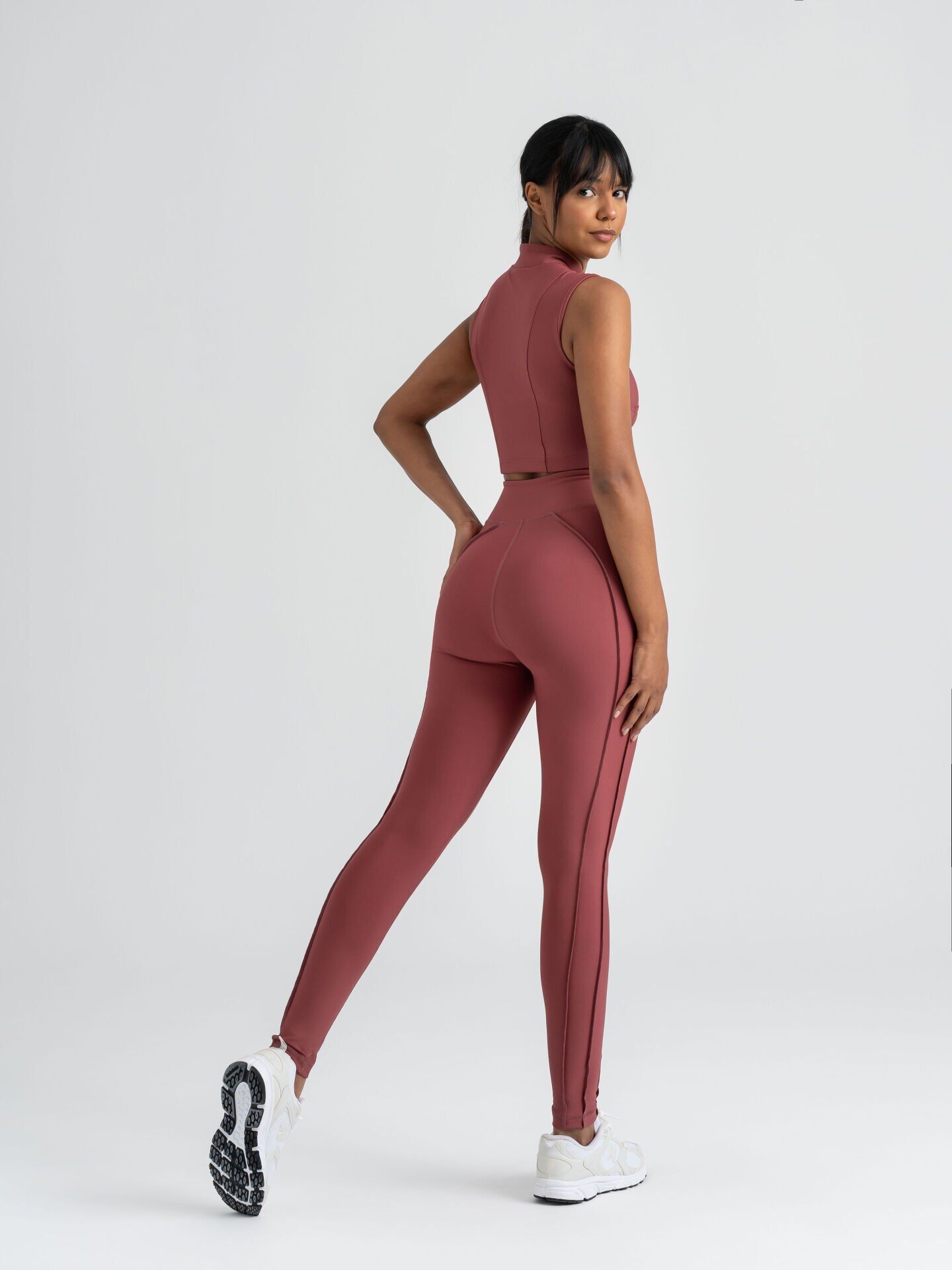 545 Sculpt Line Spor Leggings Rose Color