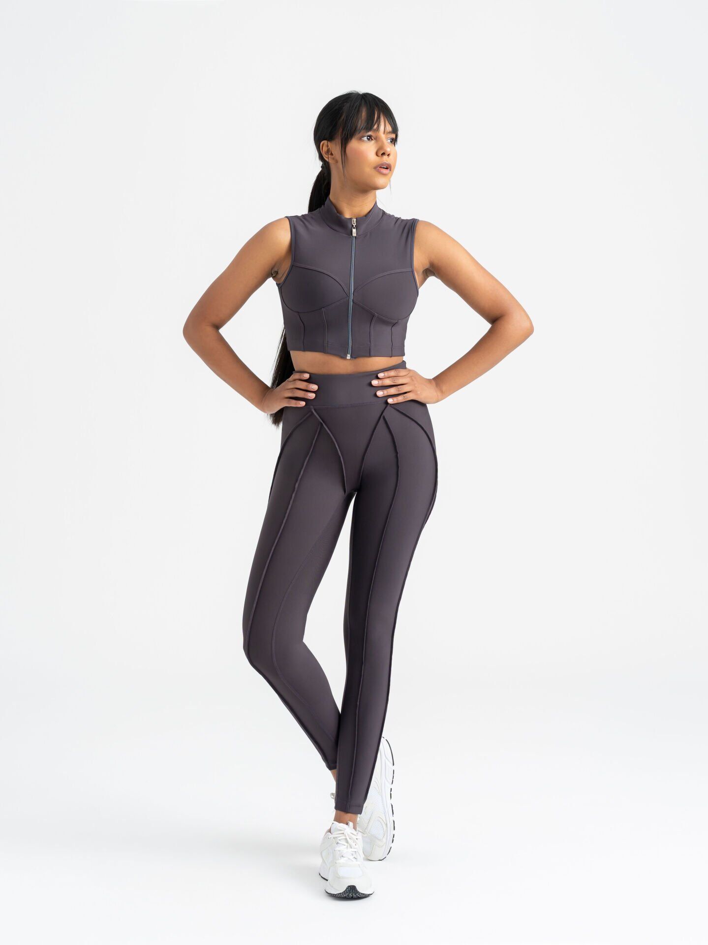 546 Sculpt Line Spor Leggings Antrasit Color