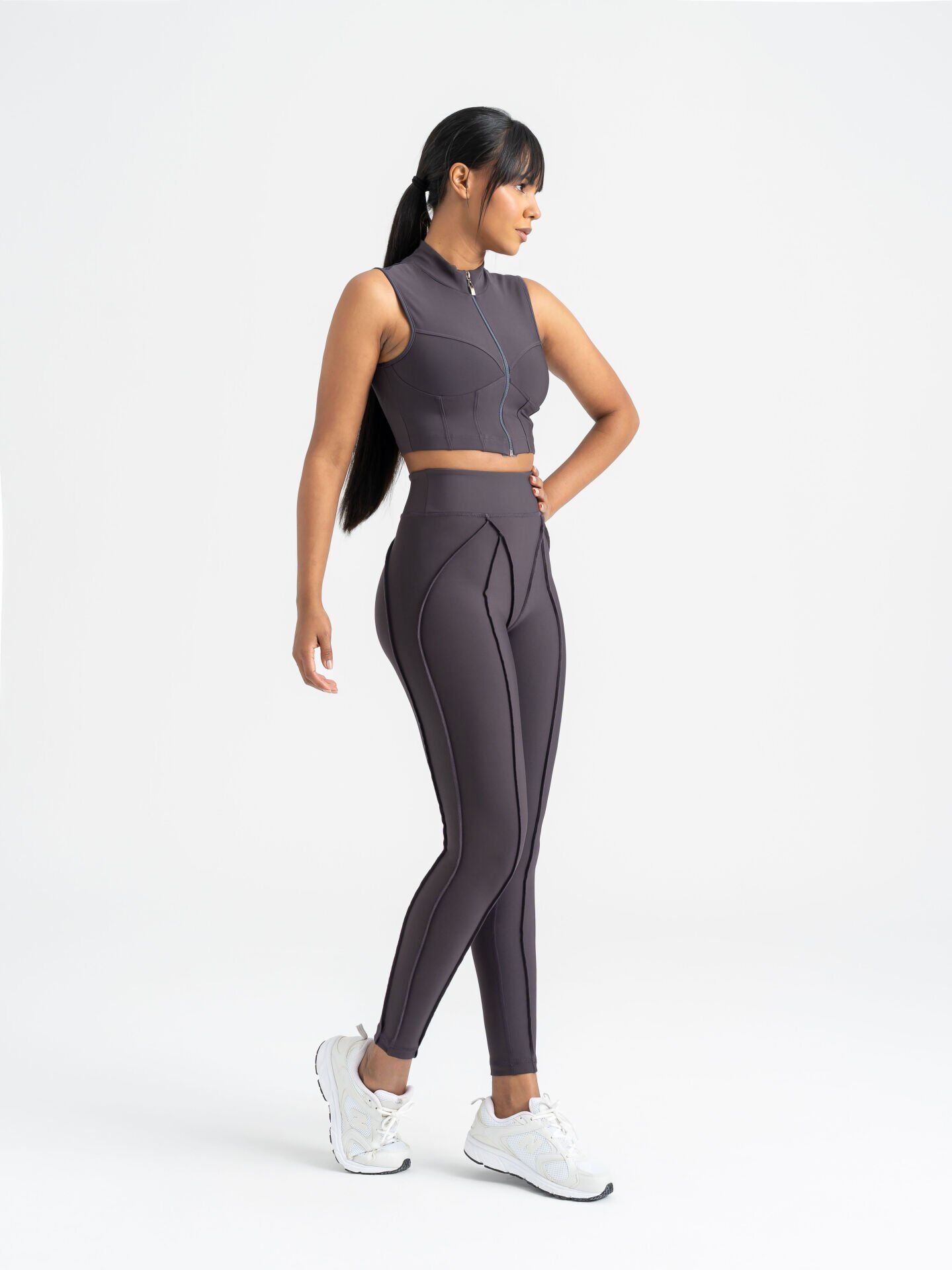 546 Sculpt Line Spor Leggings Antrasit Color