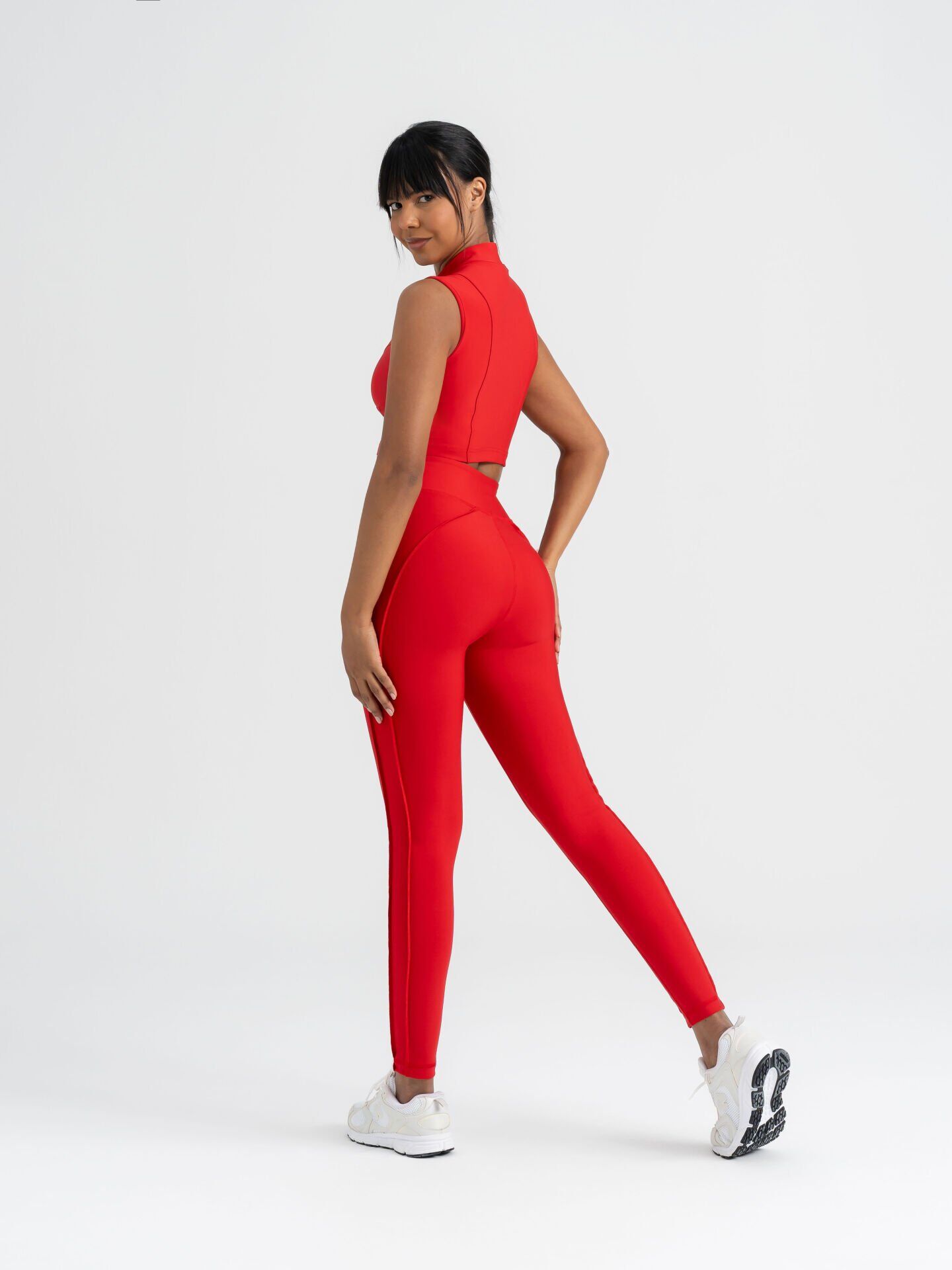 548 Sculpt Line Spor Leggings Red Color