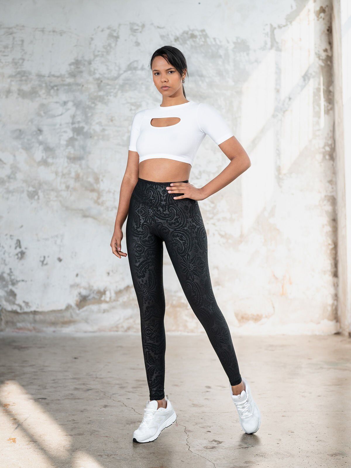 467 Bilboa Leather Look Leggings