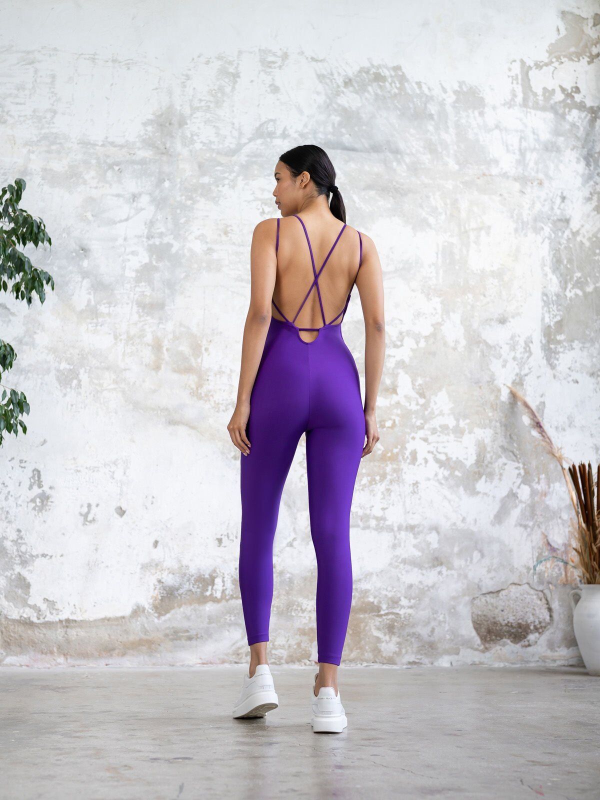 1203 Oslo Jumpsuit Purple Color