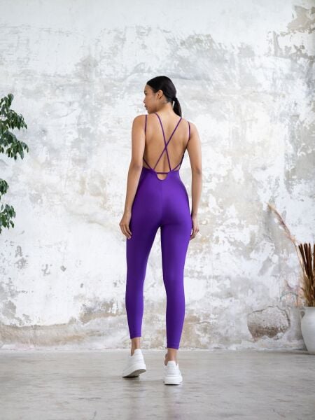 1203 Oslo Jumpsuit Purple Color
