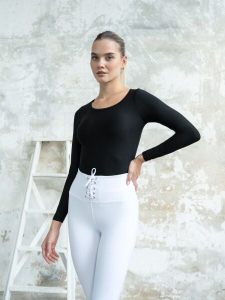 217 Extra High Waist Leggings White Color