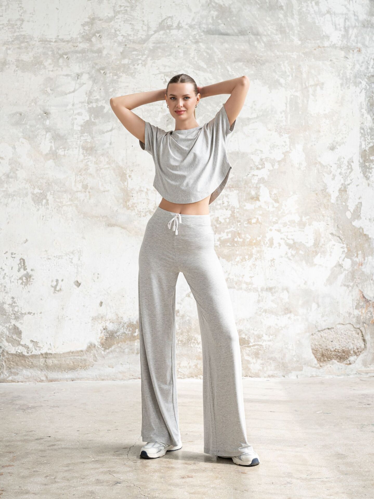 486 Gray Breeze YOGA PANTS