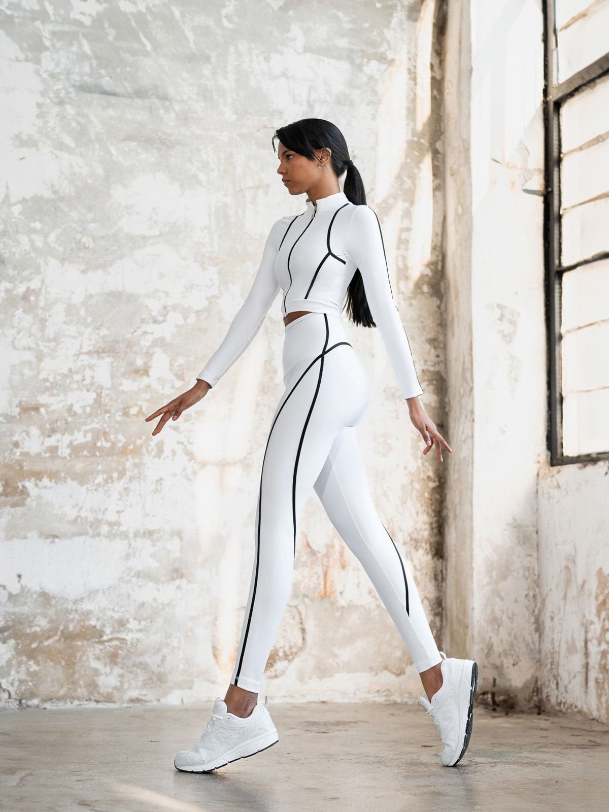 458 Menton Leggings White Color