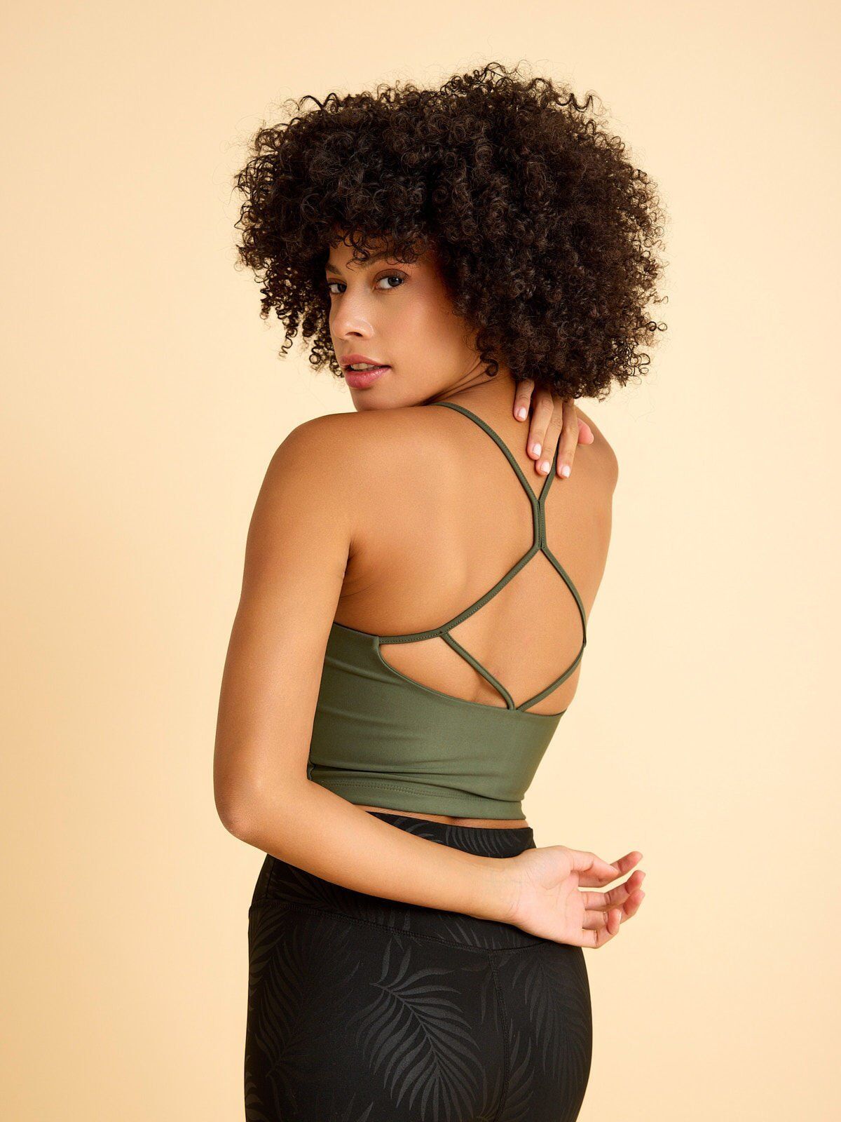 460 Bagles Spor Bra Khaki Color