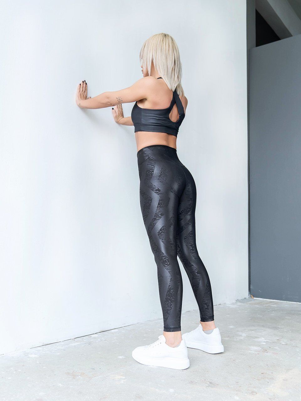 1171 Leather Look Leggings