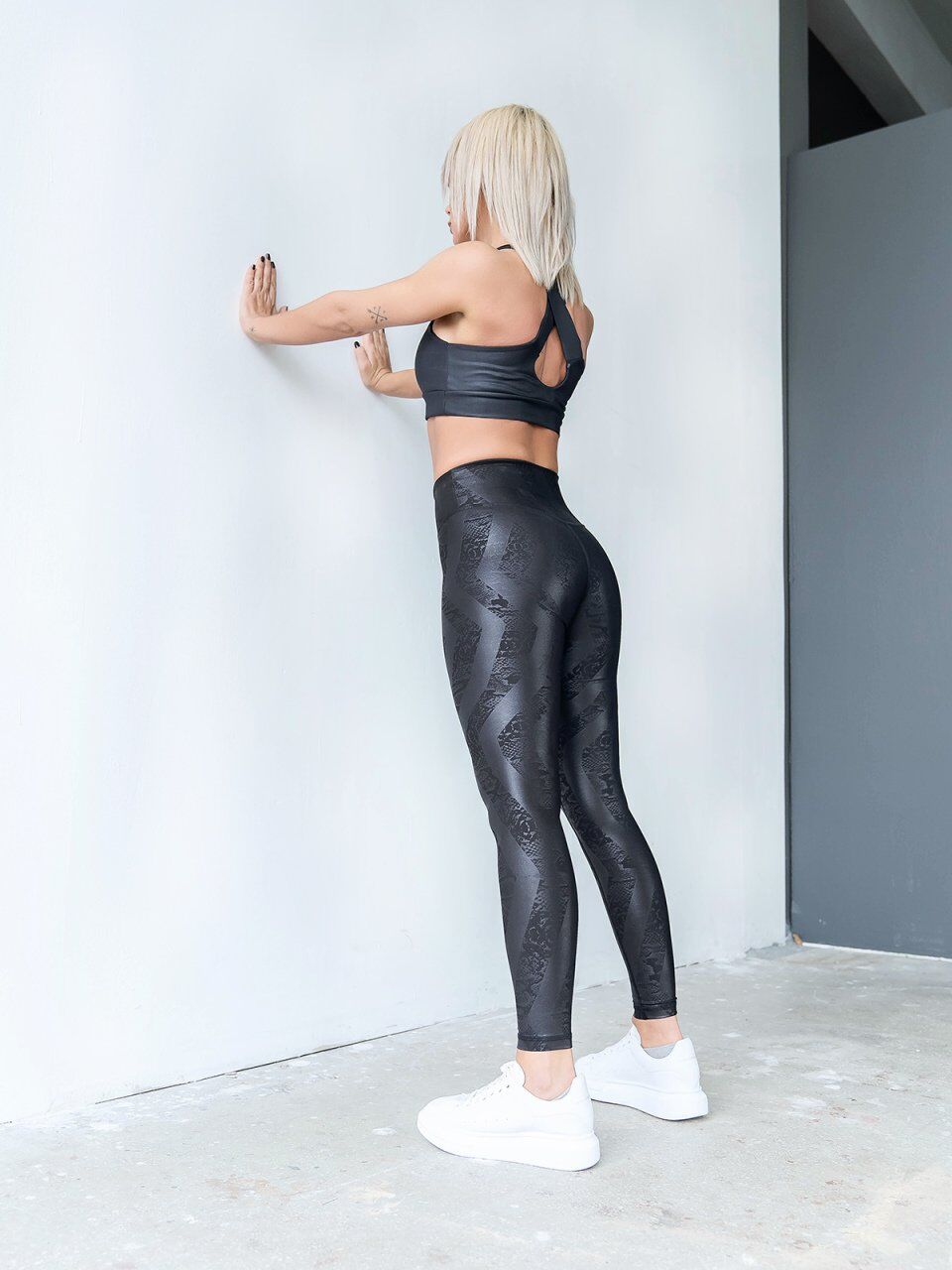 1171 Leather Look Leggings