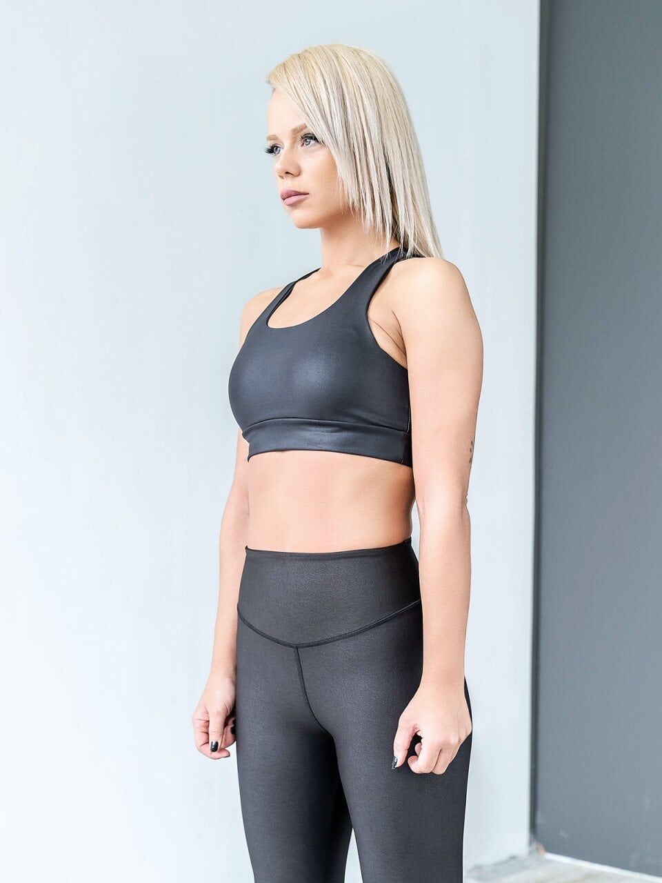 1172 Leather Look Leggings