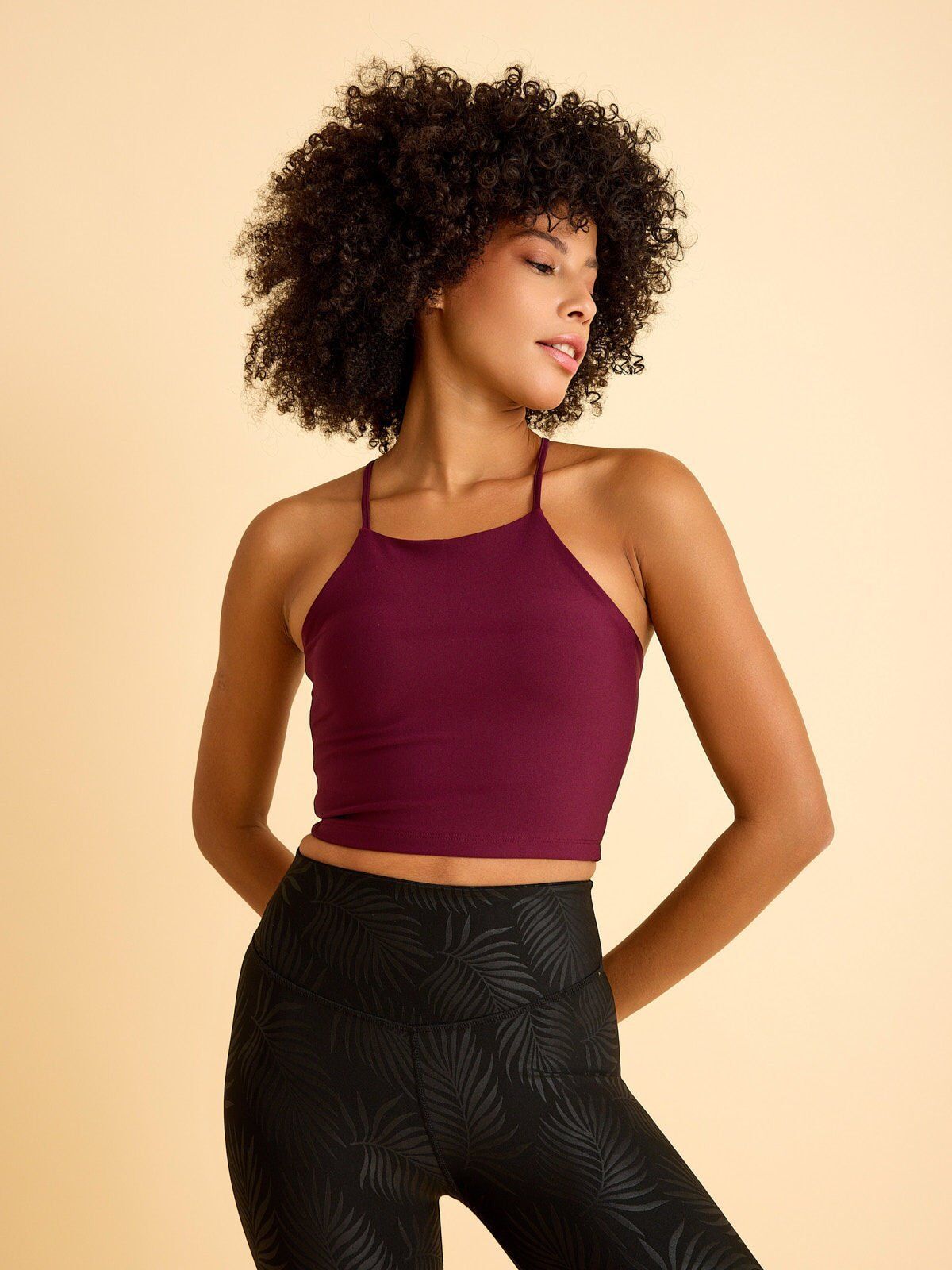 463 Bagles Spor Bra Damson Color