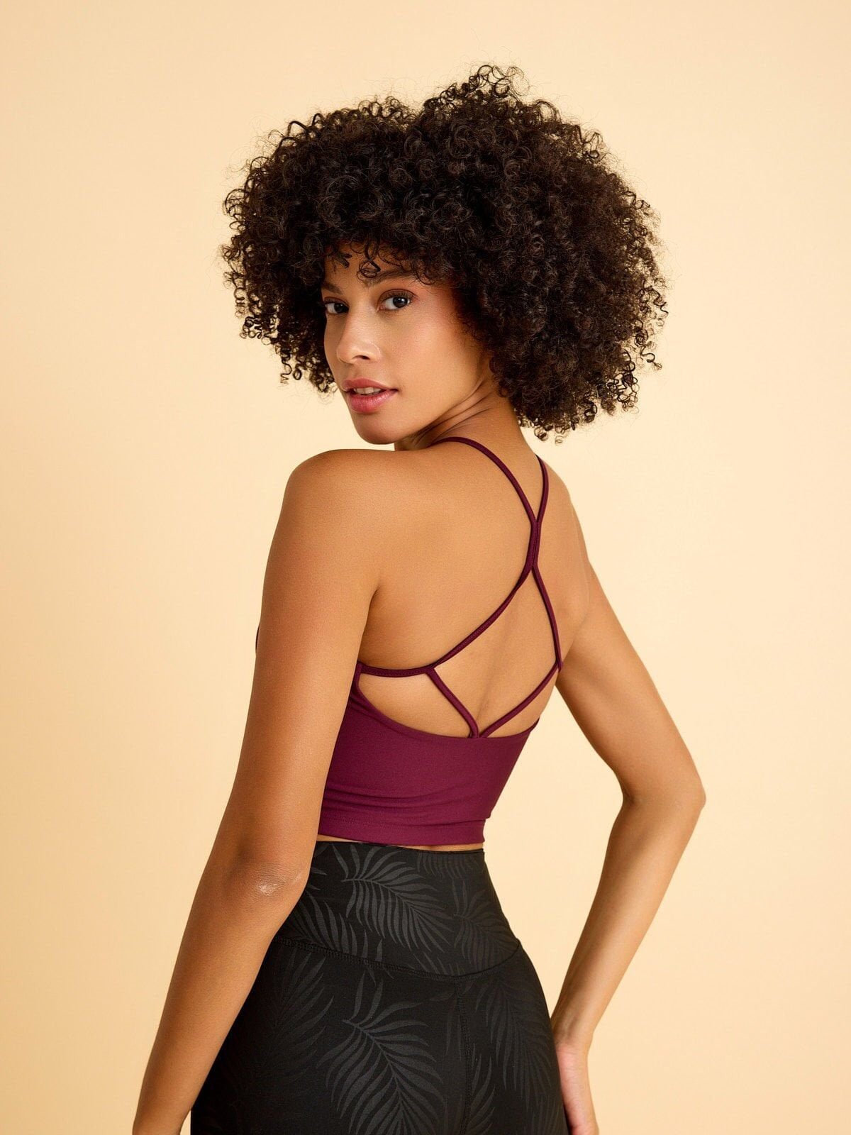 463 Bagles Spor Bra Damson Color
