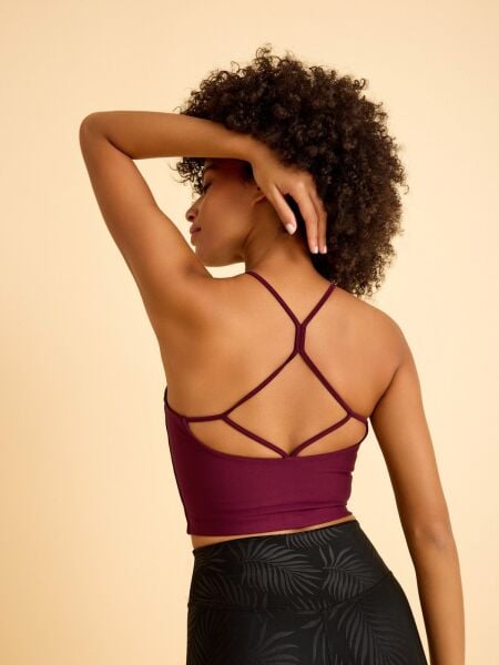 463 Bagles Spor Bra Damson Color