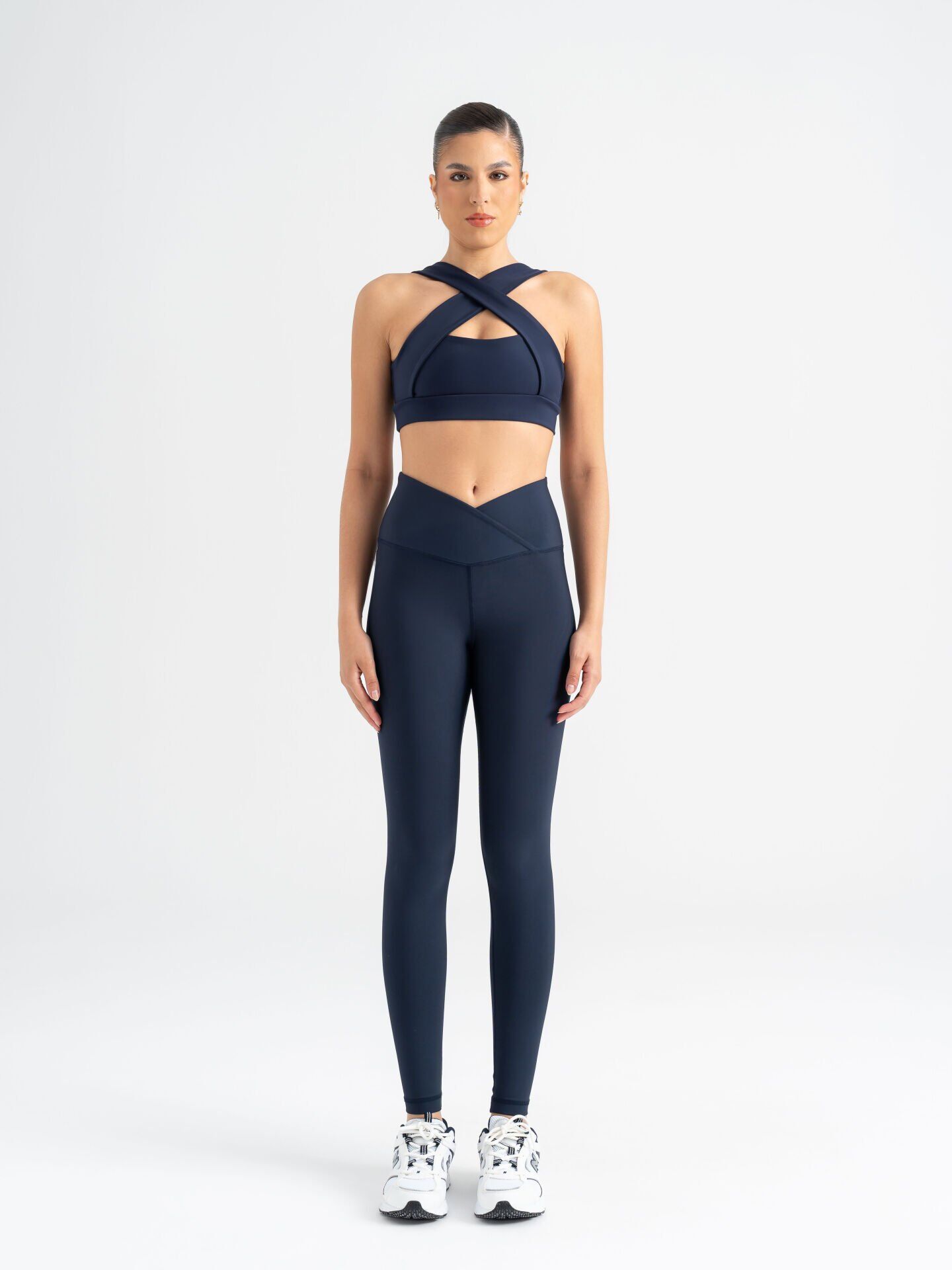 1041 We Waist Leggings Navy Blue