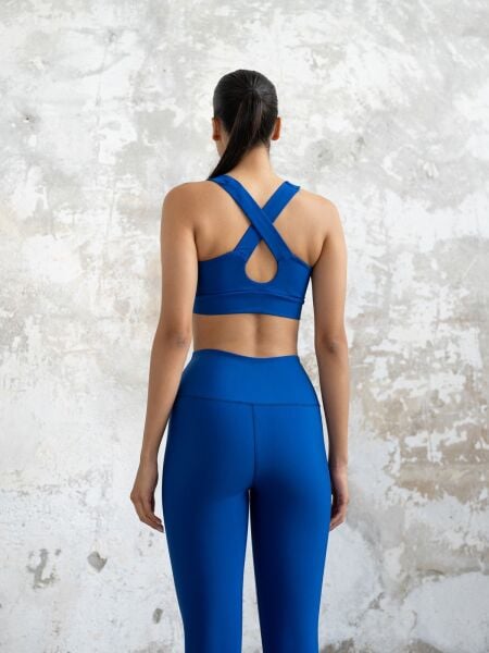 253 Extra High Waist Leggings Blue Color