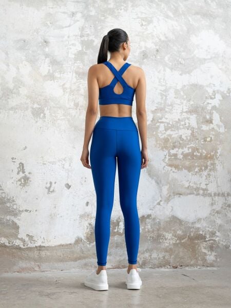 253 Extra High Waist Leggings Blue Color