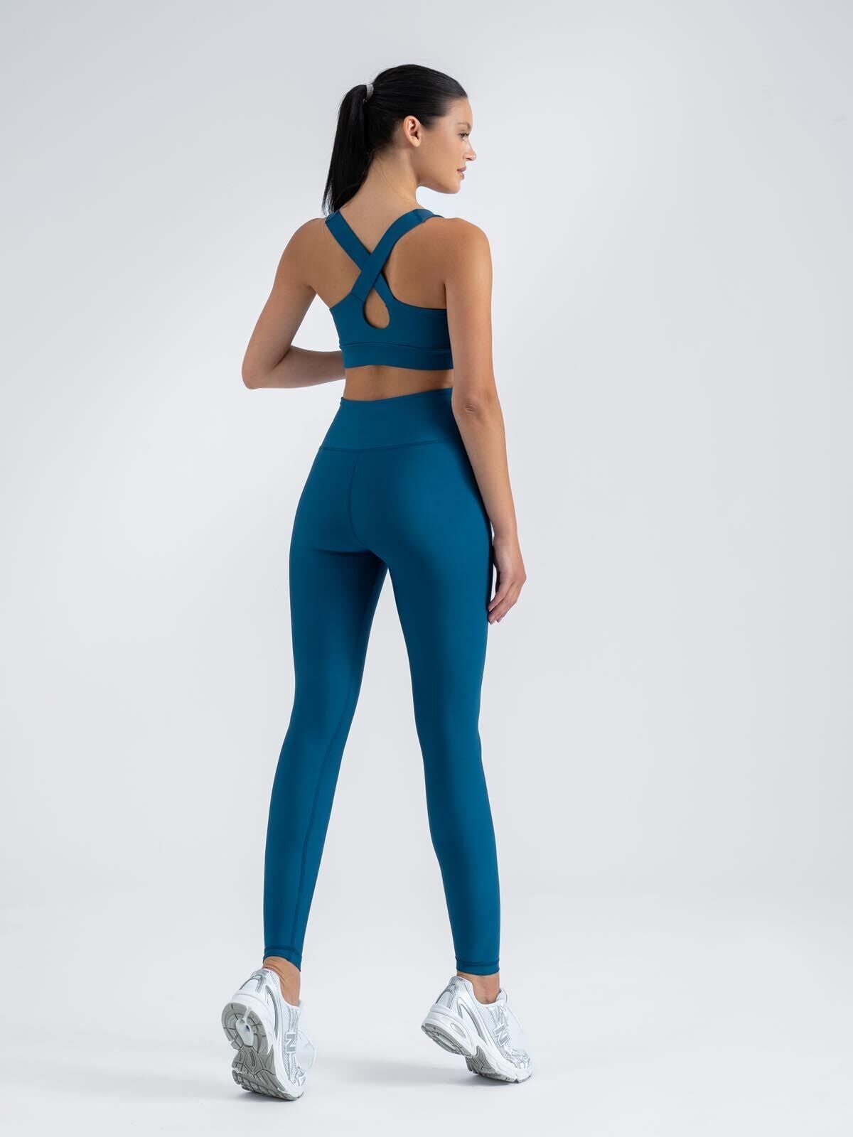 254 Extra High Waist Leggings Petrulium Blue