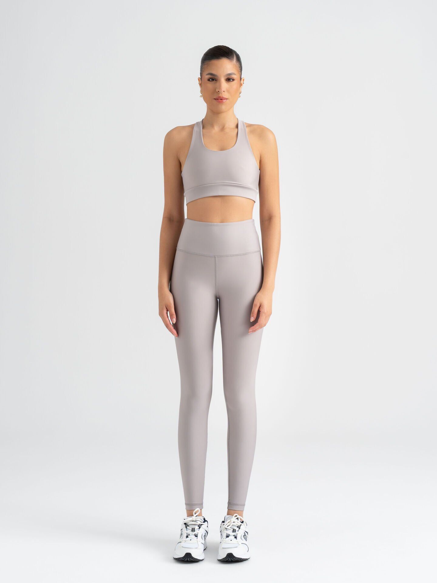 256 Extra High Waaist Leggings Grey Color