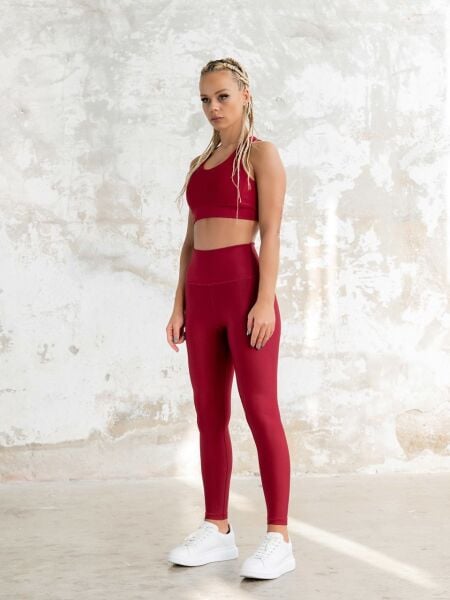 257 Extra High Waist Leggings Bordeaux coloured