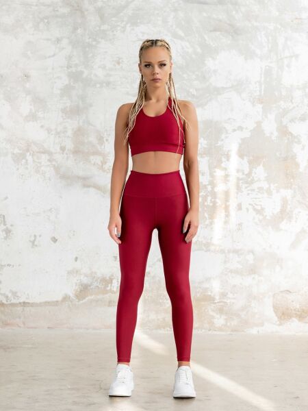 257 Extra High Waist Leggings Bordeaux coloured