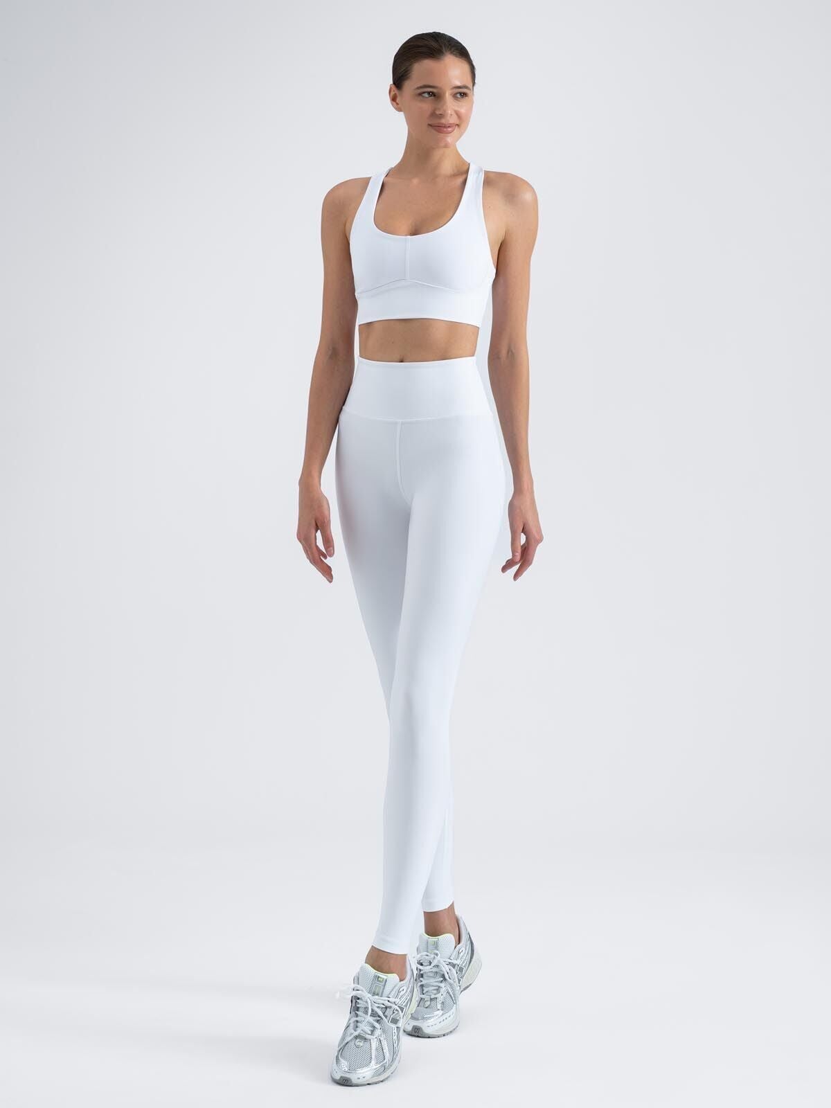 259 Extra High Waist Leggings White Color