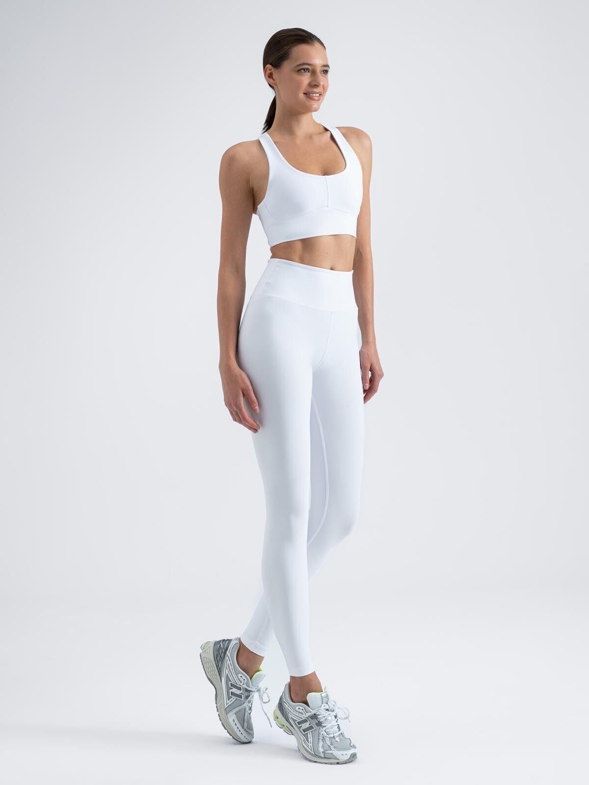 259 Extra High Waist Leggings White Color