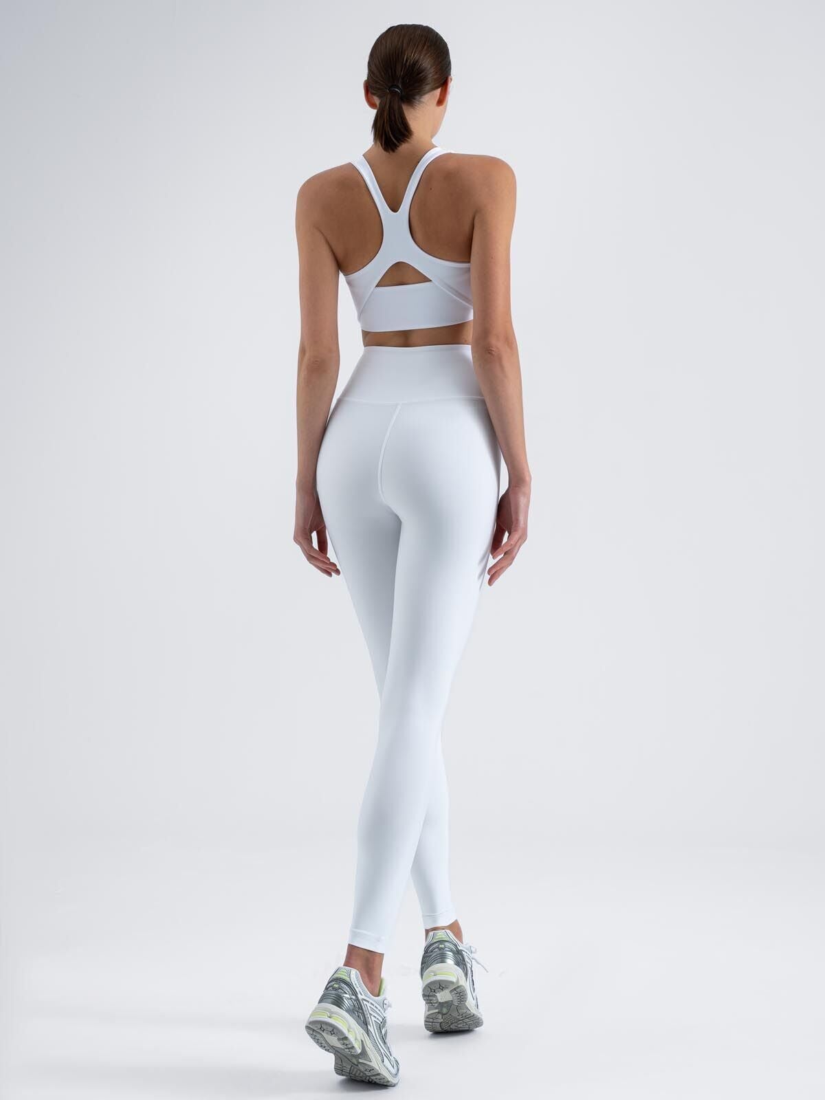 259 Extra High Waist Leggings White Color