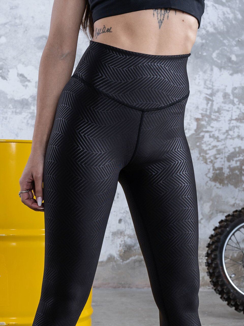 922 Leather Look Leggings