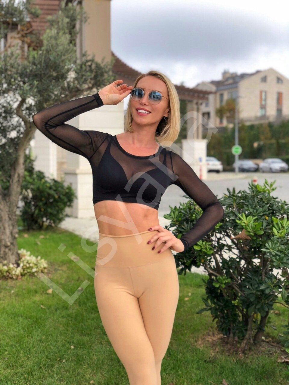 051 Tulle Tshirt Black Color