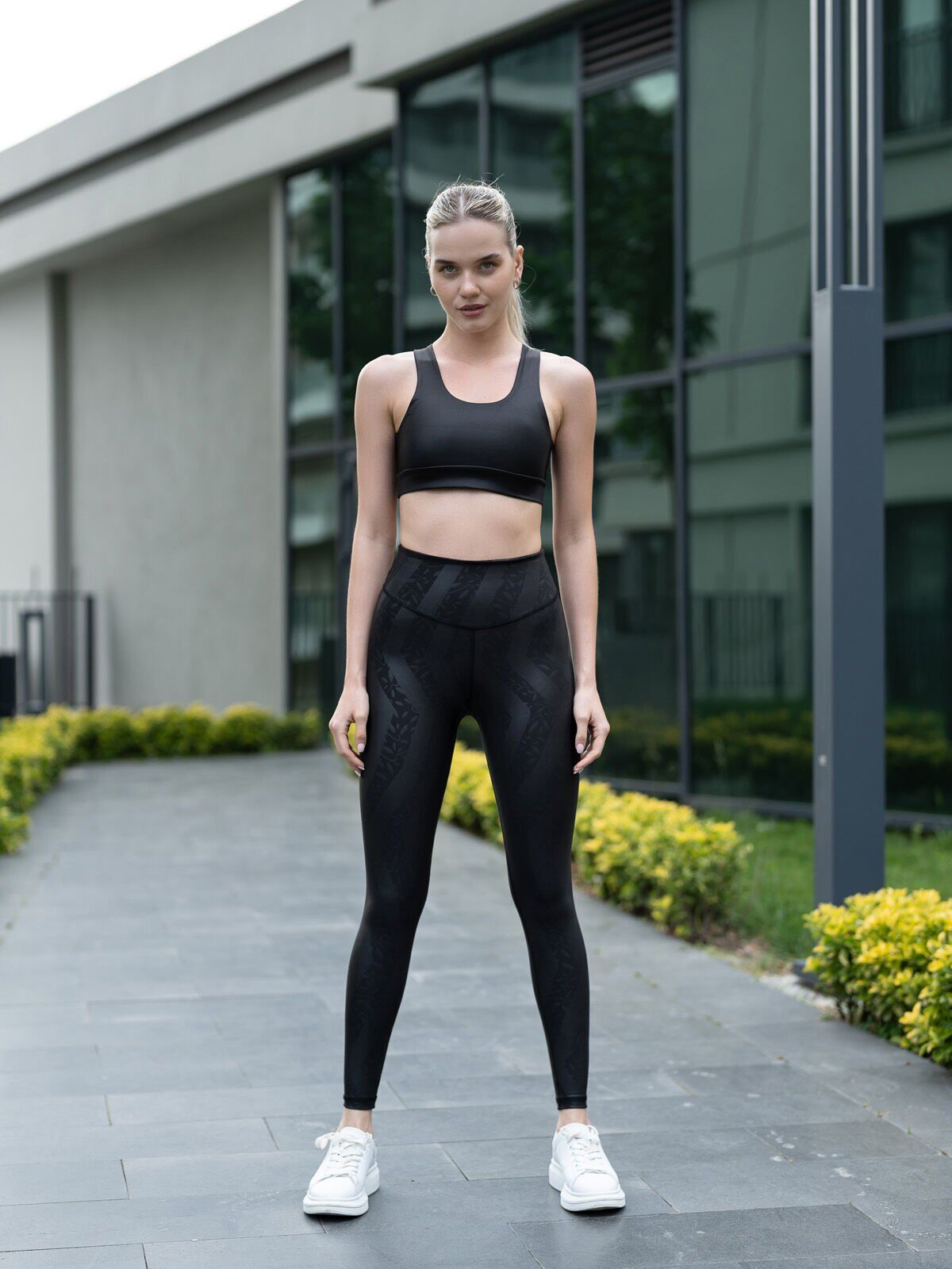 357 Colmar Leather Look Leggings