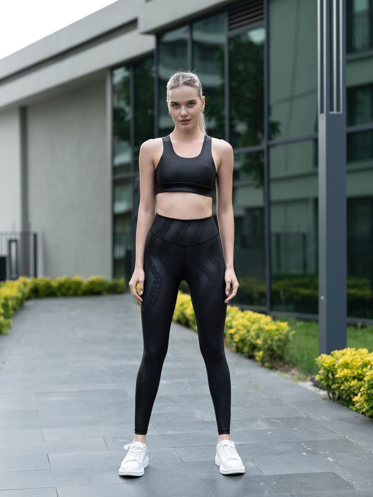 357 Colmar Leather Look Leggings