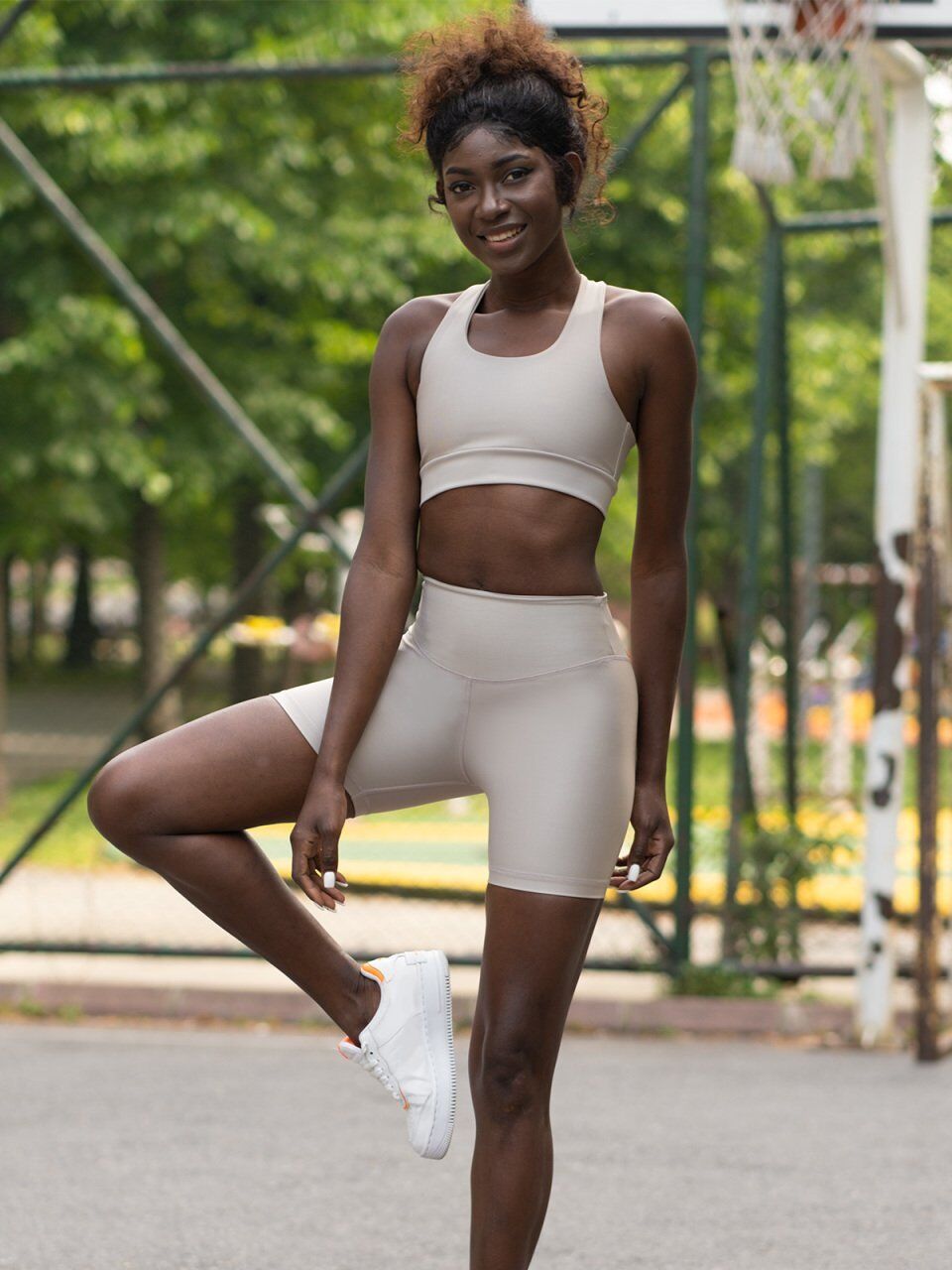 7021 Midi Leggings Water Beige